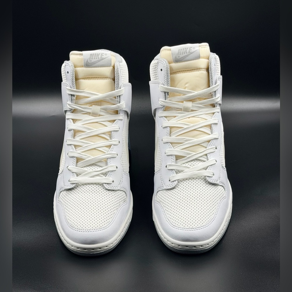 Nike Wmns Dunk Wedge Sky Hi Essential 'Sail' - Rare - Picture 7 of 15